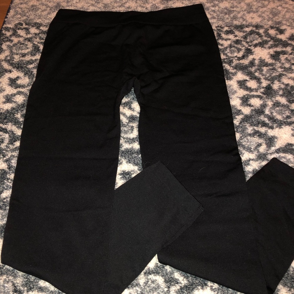 XXL Black Fleece Lined Leggings